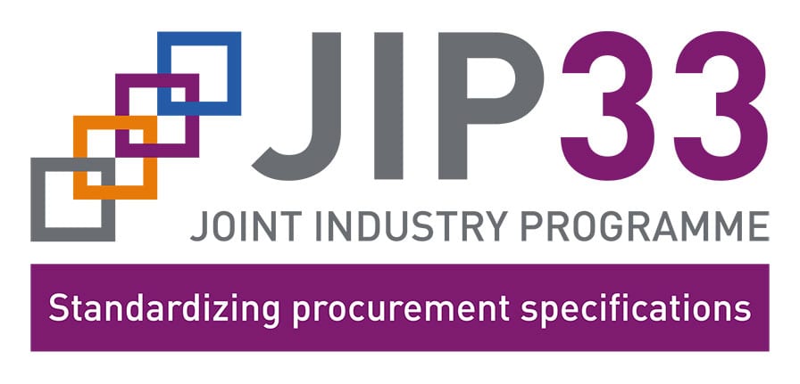 JIP33 compliant materials - JIP33 logo on sustainable product packaging